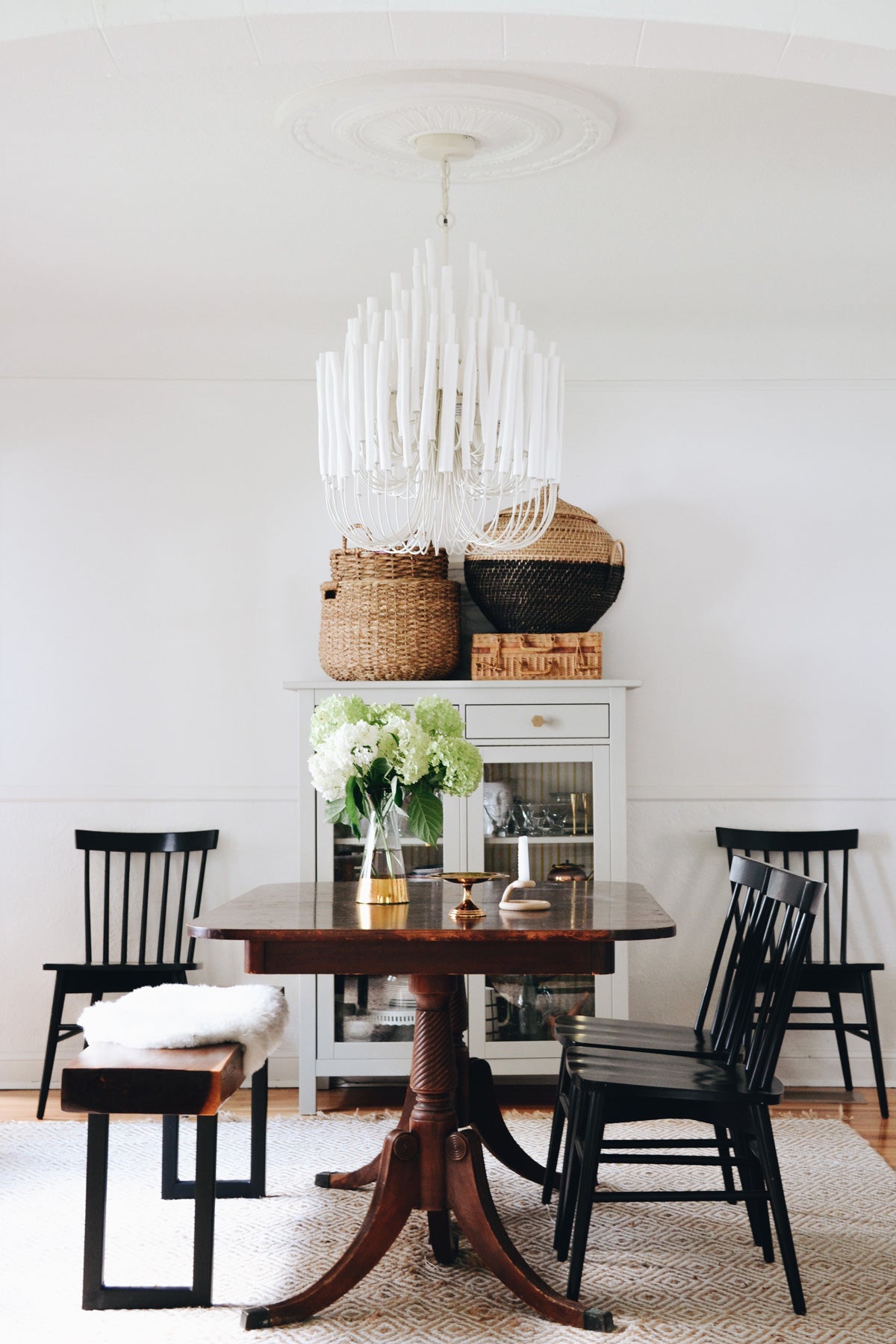 Forest Island Wide Wood Chandelier 21" 36"
