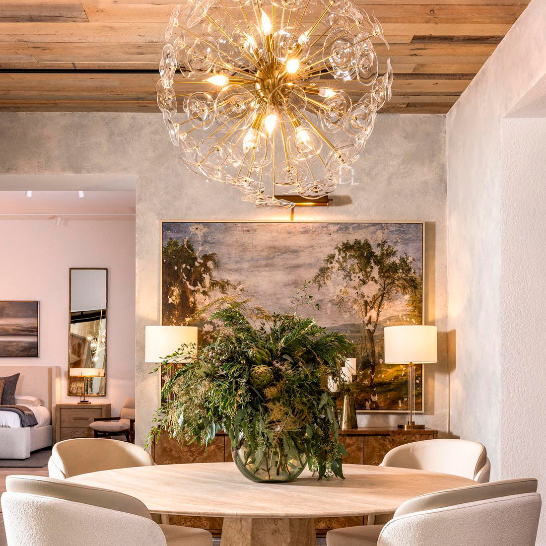 Lily Round Chandelier For Dining Room