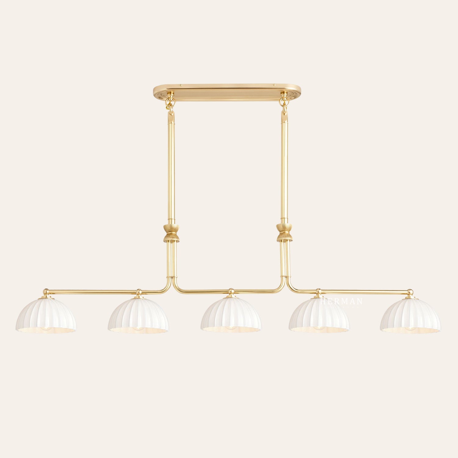 Enzo 60" 5-Light Linear Chandelier