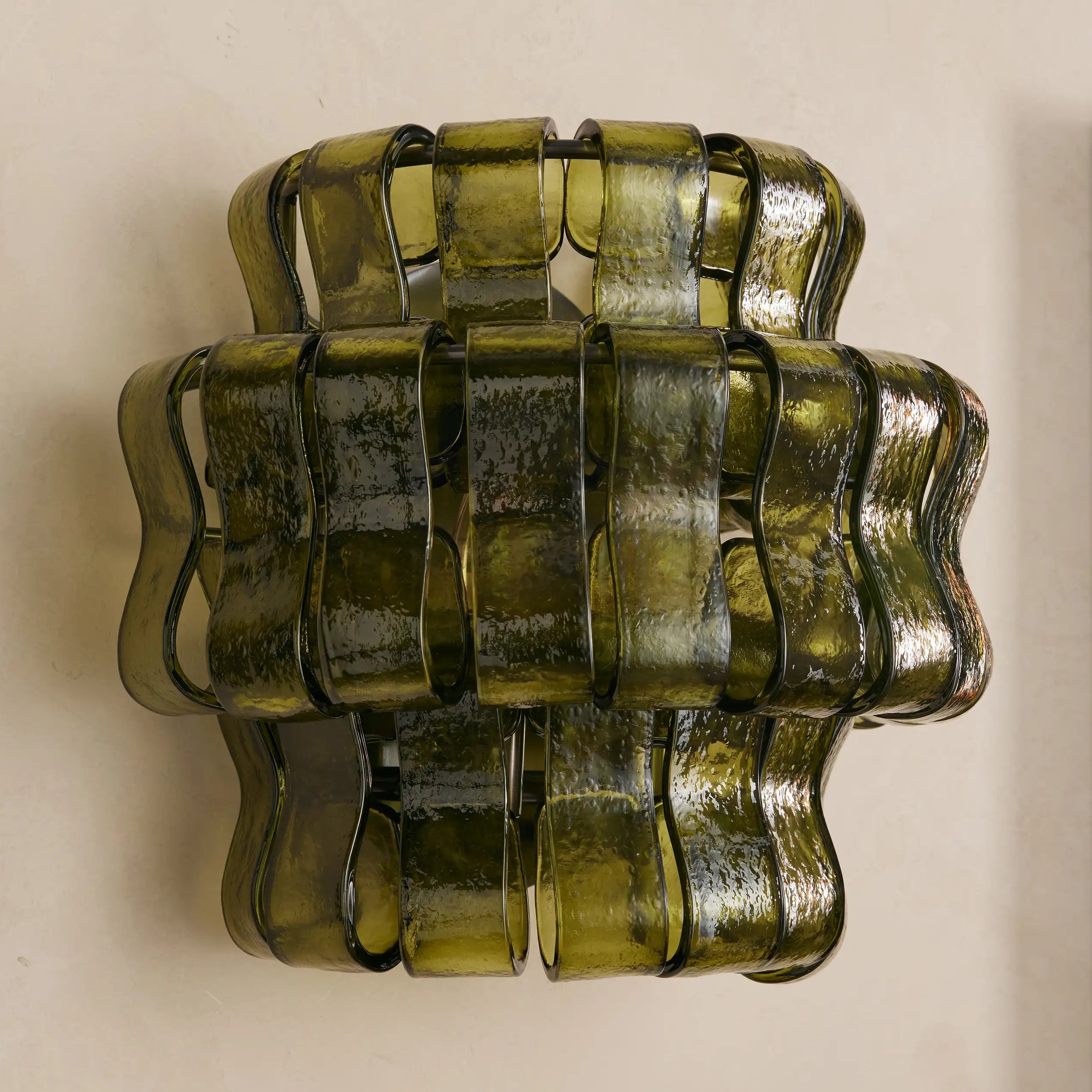 Amor Ghiaccio Glass Wall Sconce 12"