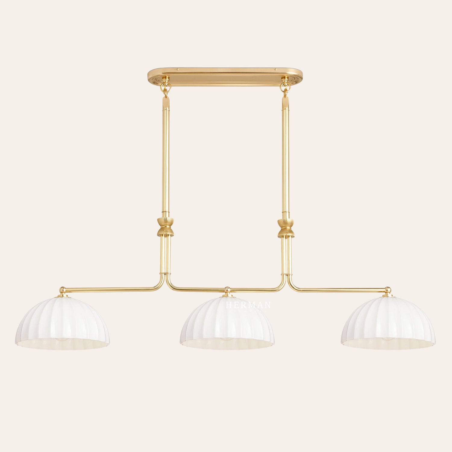 Enzo 60" 3-Light Linear Chandelier