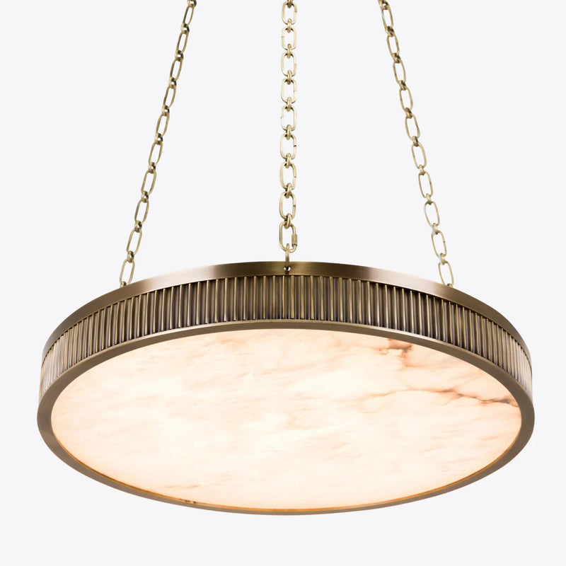 Chaplin Alabaster Plafonnier Chandelier