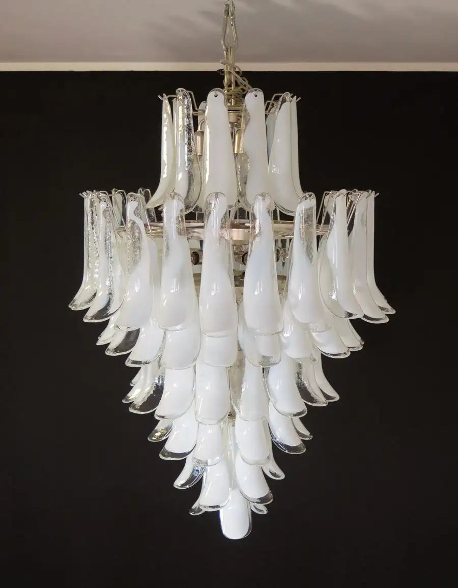 Chandelier Mazzega Murano, Italy - 85 glass petals