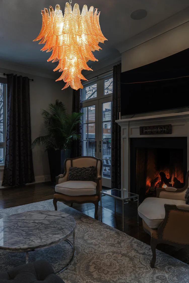 Felci Murano Glass Chandelier