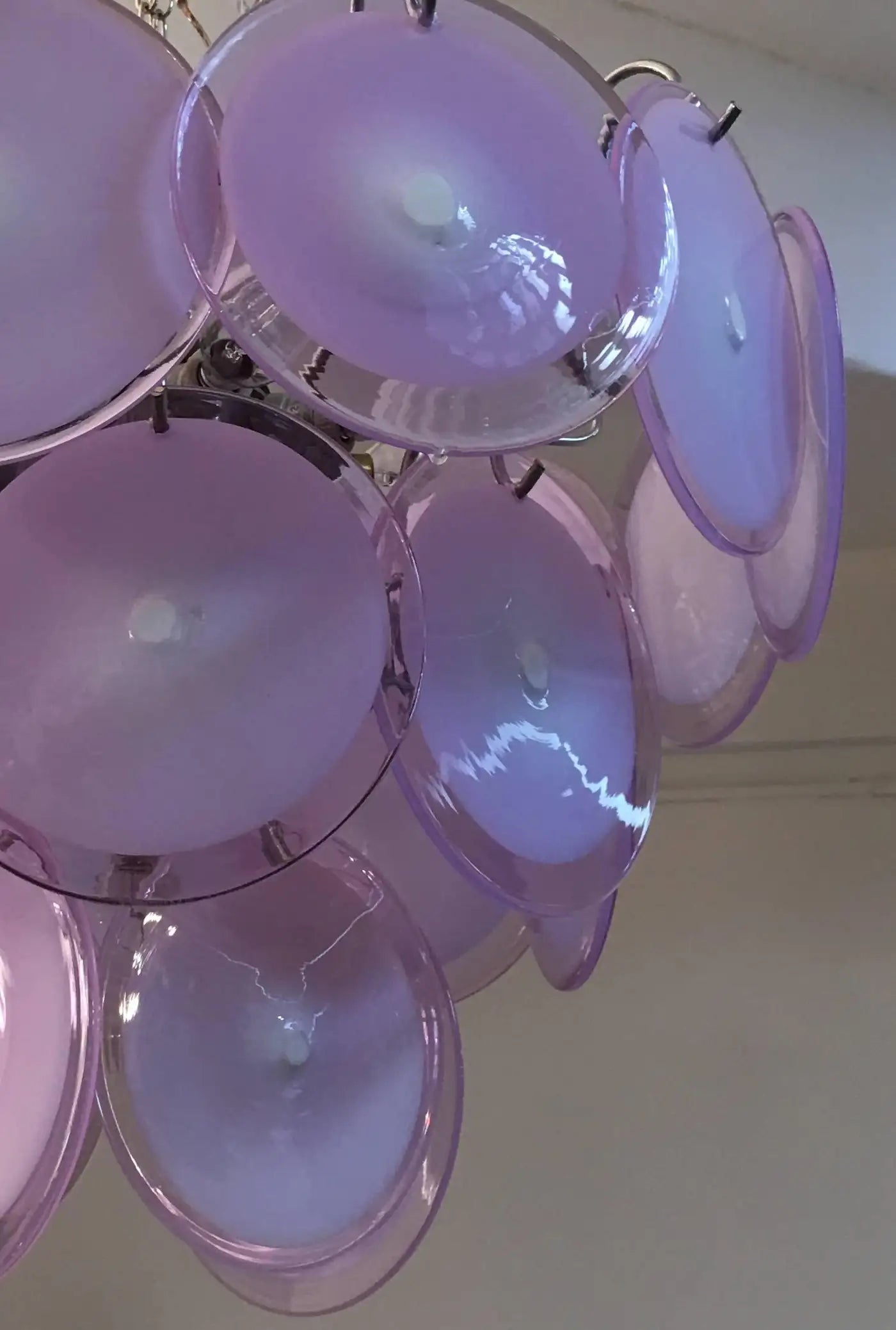 Vistosi Disc Murano Chandelier