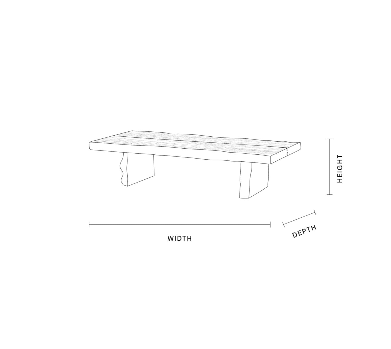 Nobu Rectangular Coffee Table