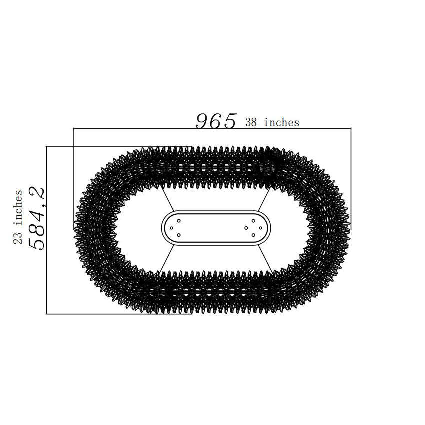 Primary Crystal Oval Chandelier