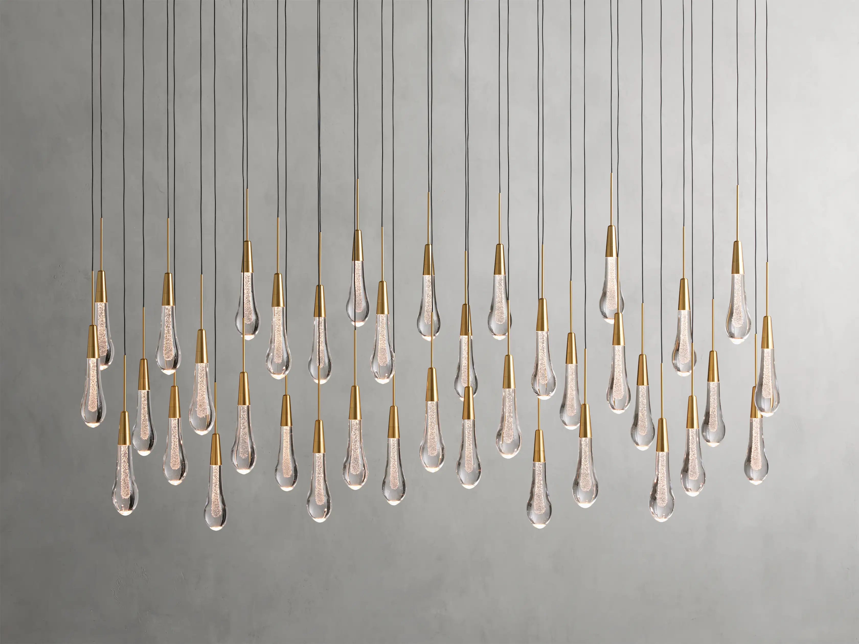 Soratai Glass Linear Chandelier