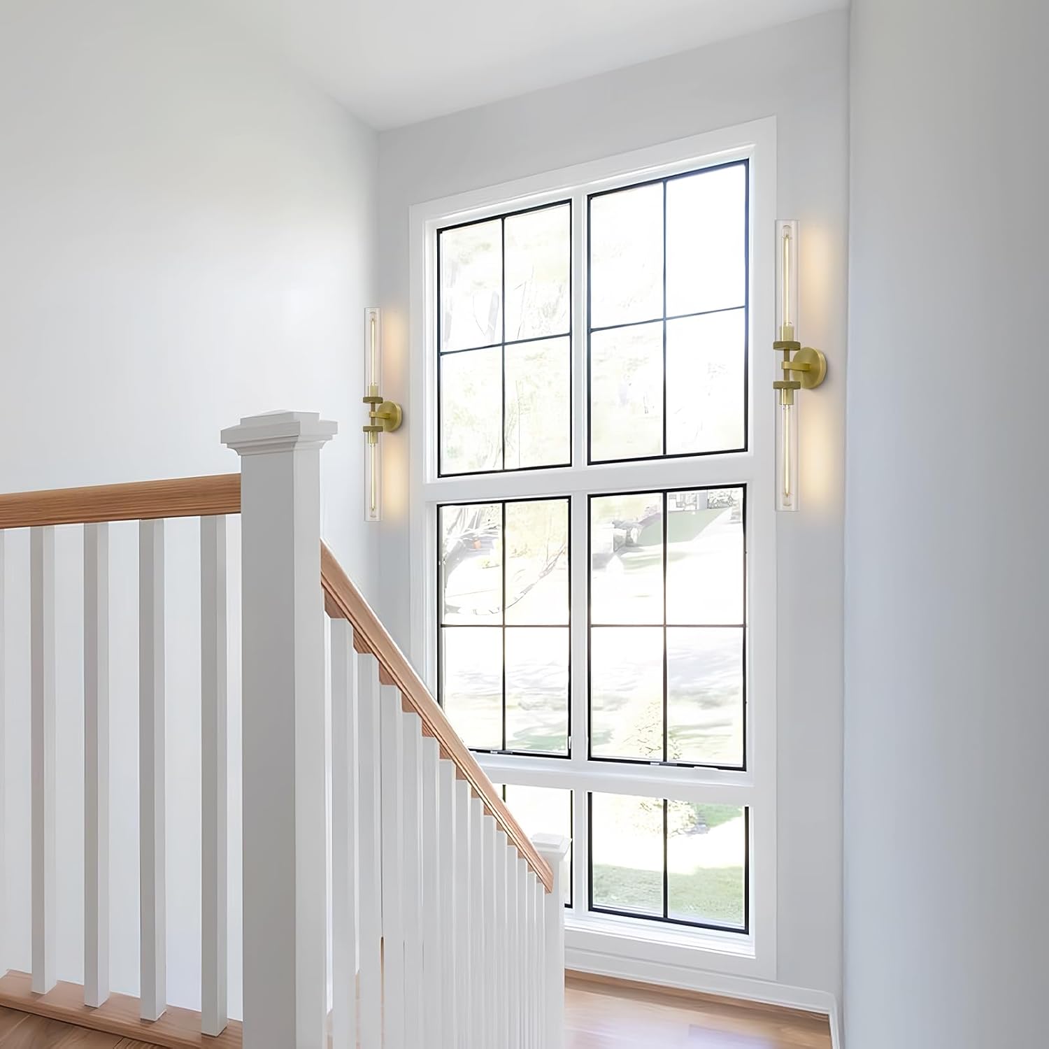 Knurled Glass Wall Sconces 2Light