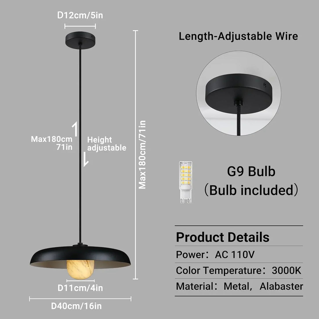 Alabaster Industrial Pendant Lights Kitchen Island - Fast Delivery-1-Luxehomezone