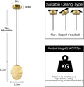 Alabaster Pendant Lights Kitchen Island - Fast Delivery-1-Luxehomezone