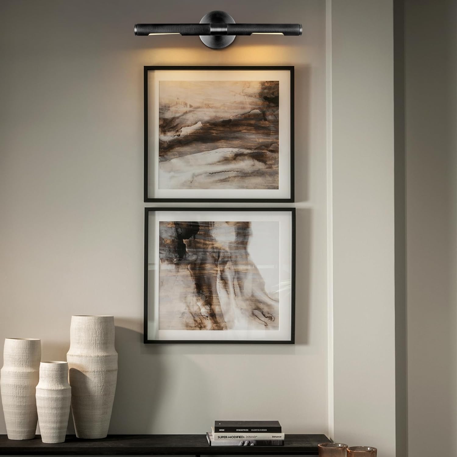 Hard-wired Knurled Picture Light