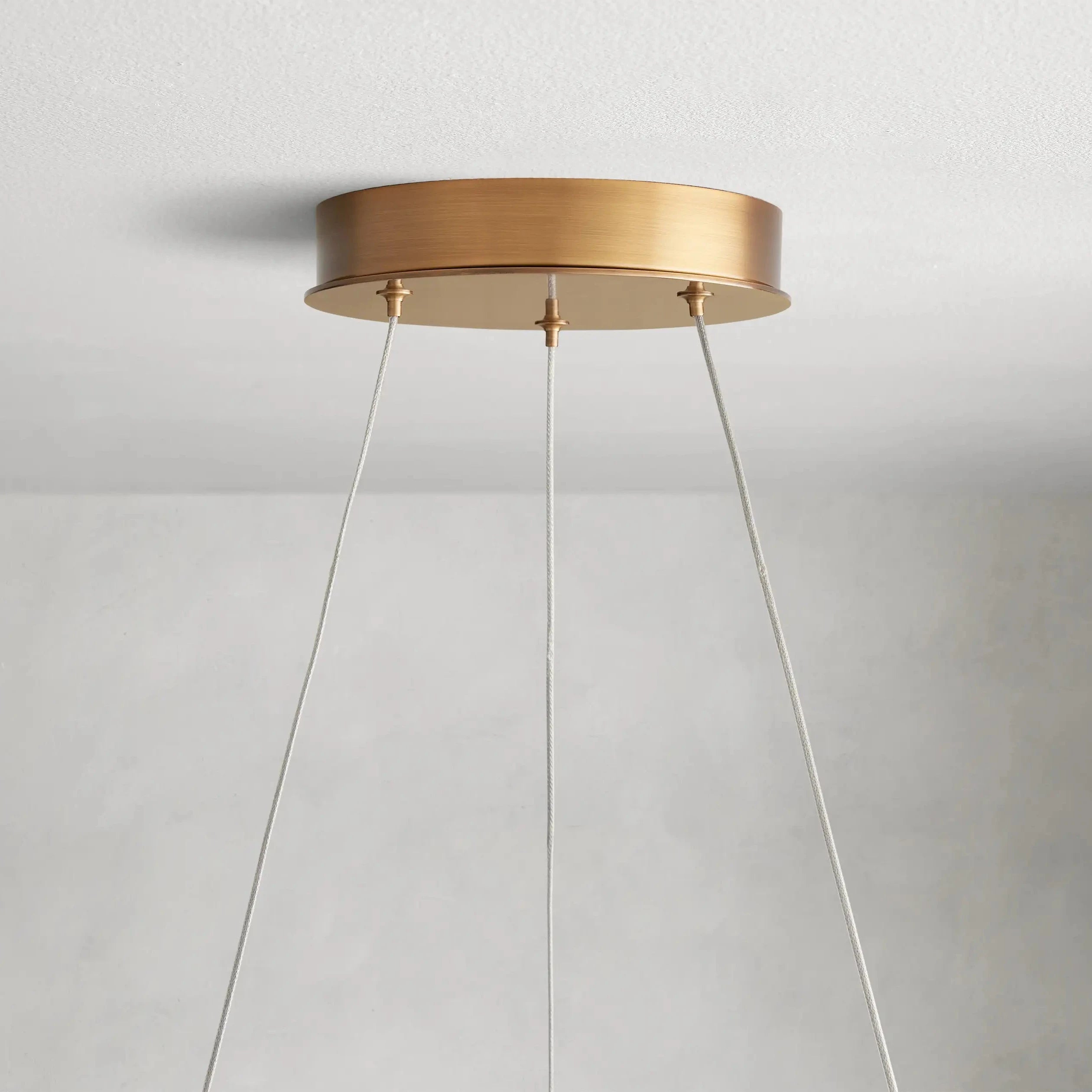 Leafloor 2-Tiered Halo Chandelier