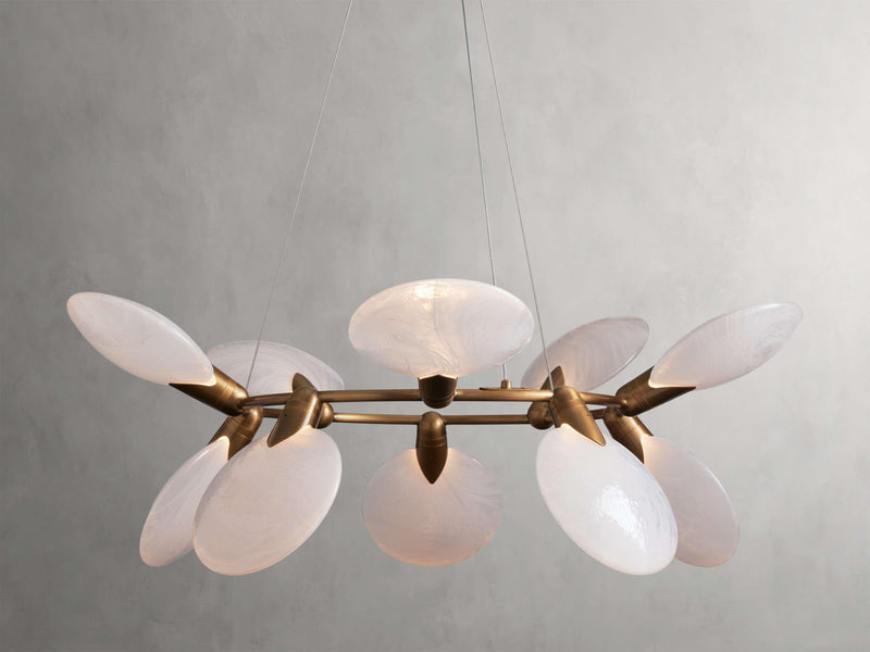 Leafloor Round Chandelier