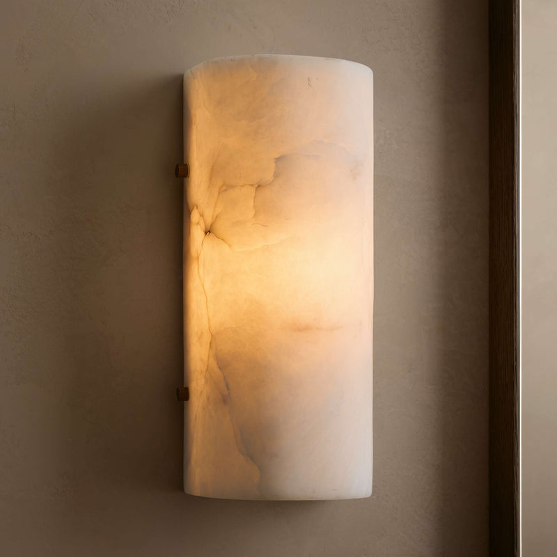 Chayla Alabaster Stone Sconce 12'' 18''H