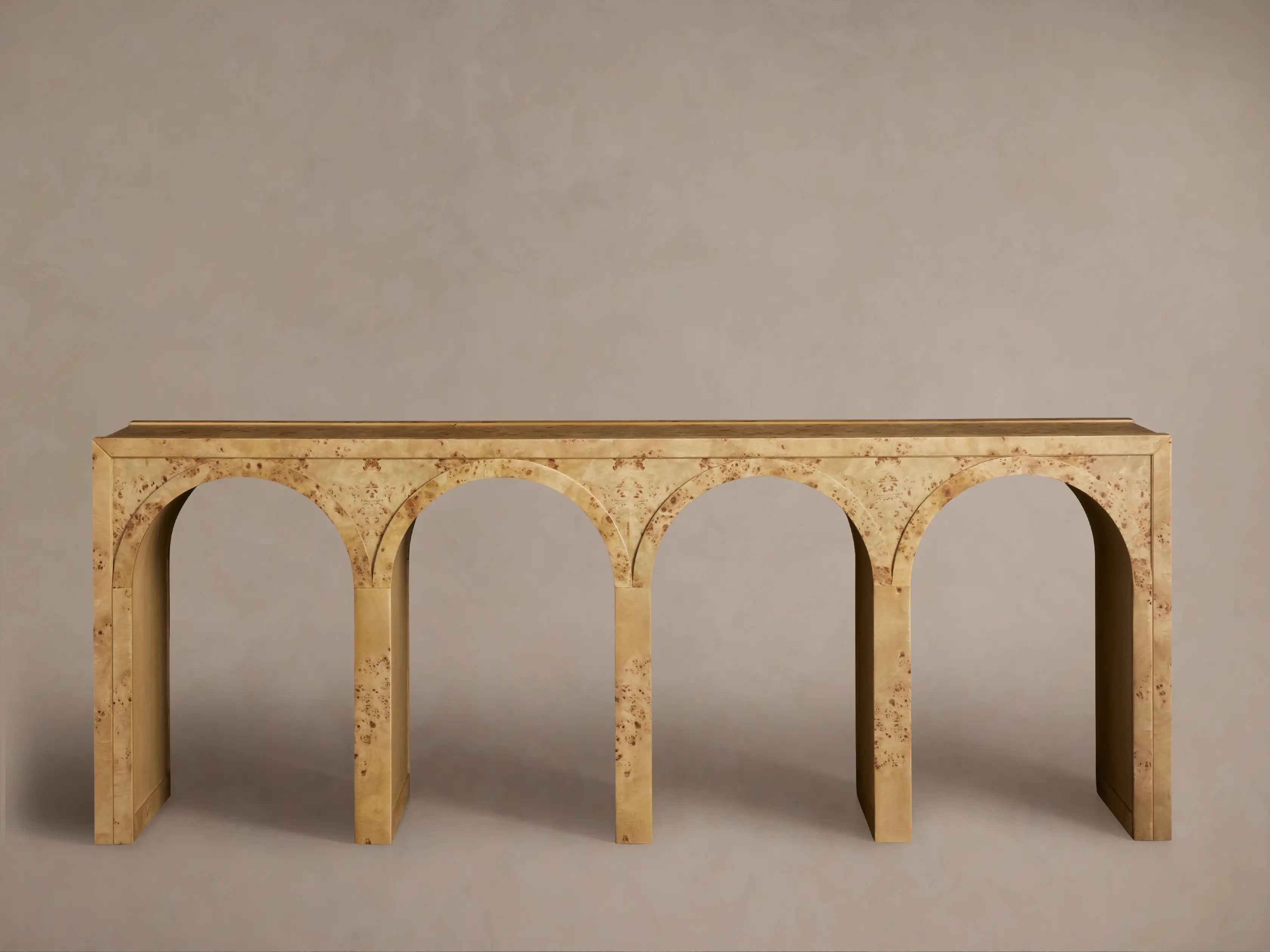 Hattiea Burl Console Table