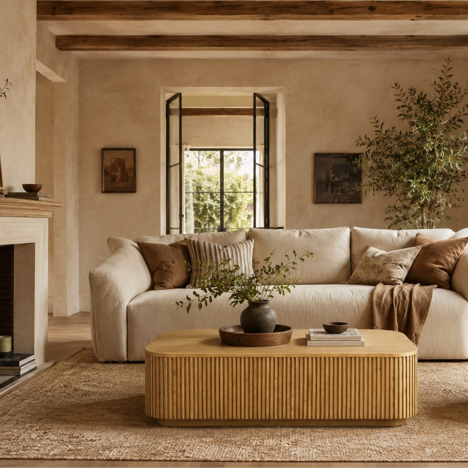 Finley Wood Coffee Table
