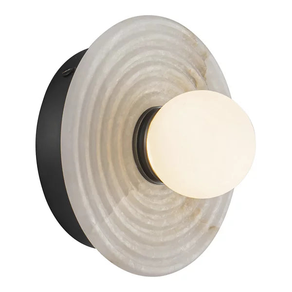 Dahlia Alabaster LED Wall Sconce