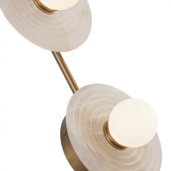 Dahlia Alabaster LED Vanity Light