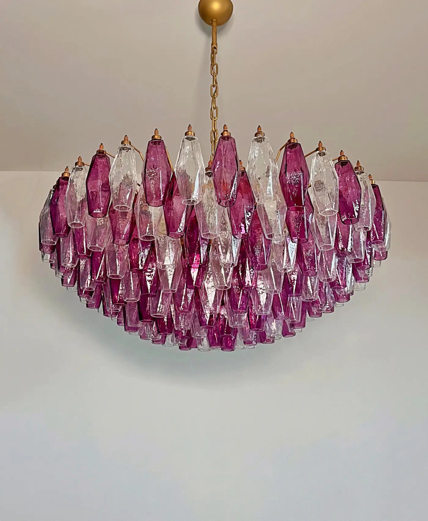 Large Bold Colorful Murano Chandelier