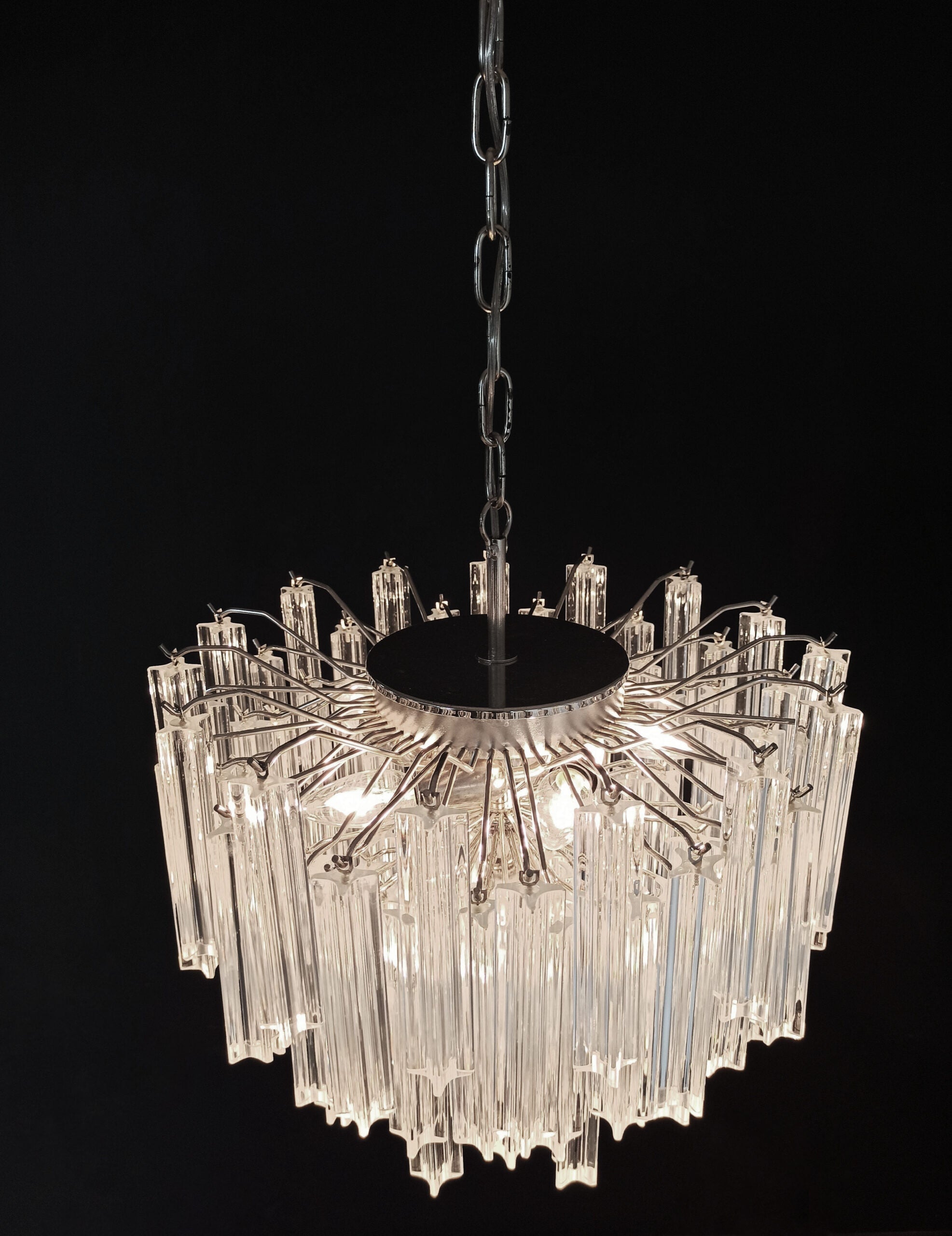 Murano Chandelier 107 Clear Prism Glasses