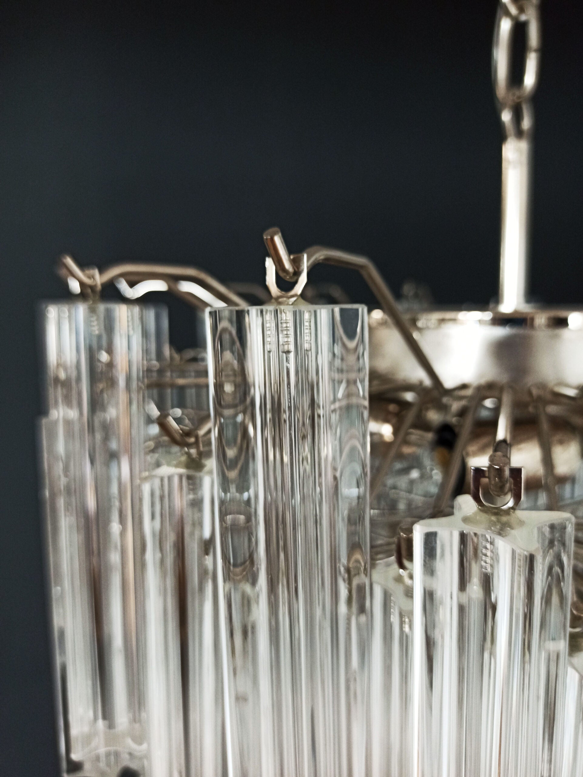 Murano Chandelier 107 Clear Prism Glasses