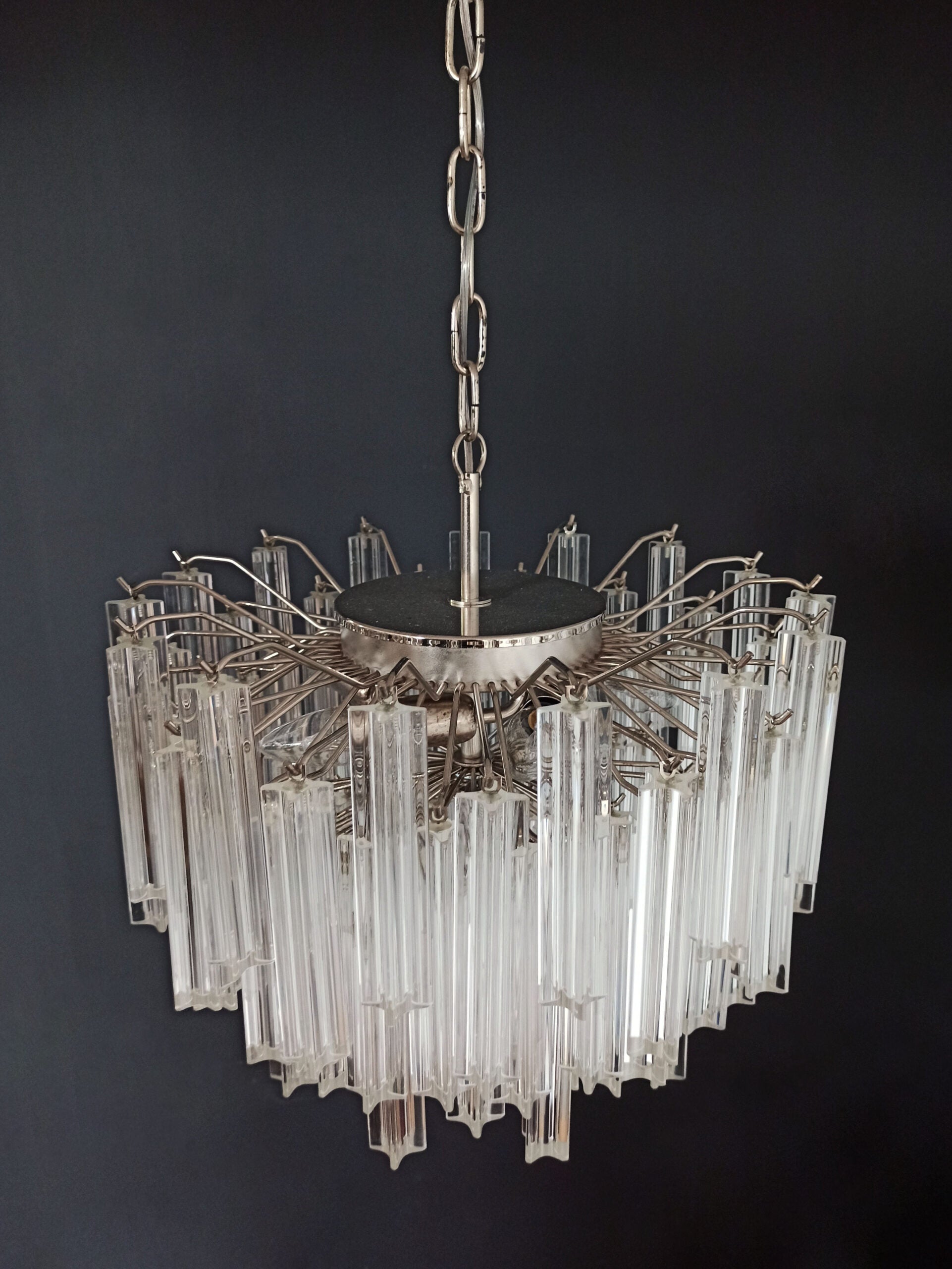 Murano Chandelier 107 Clear Prism Glasses
