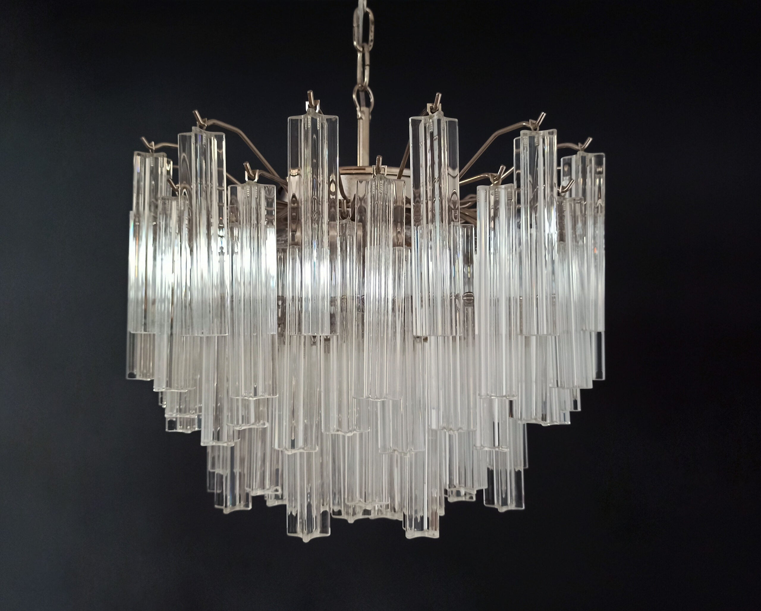Murano Chandelier 107 Clear Prism Glasses
