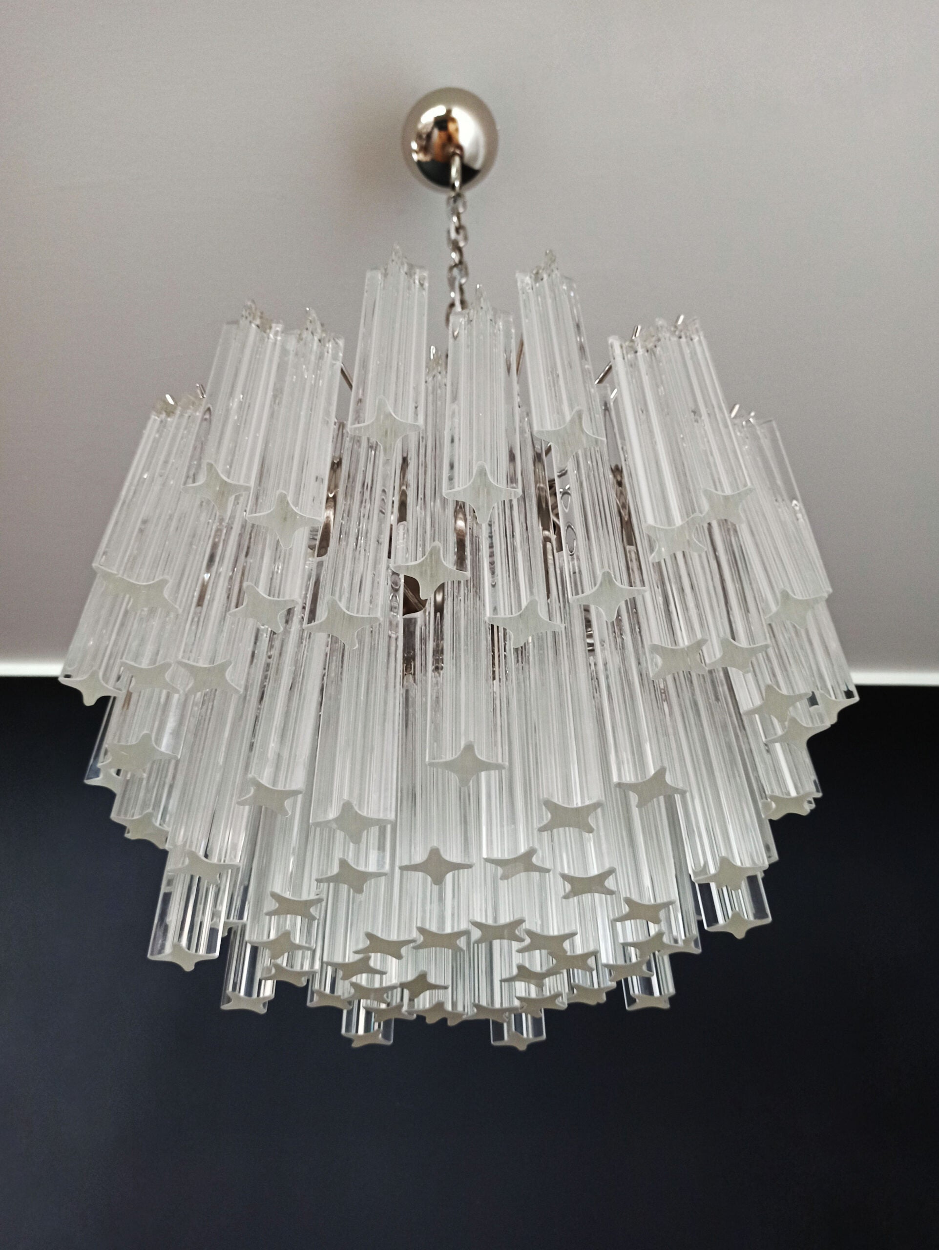 Murano Chandelier 107 Clear Prism Glasses
