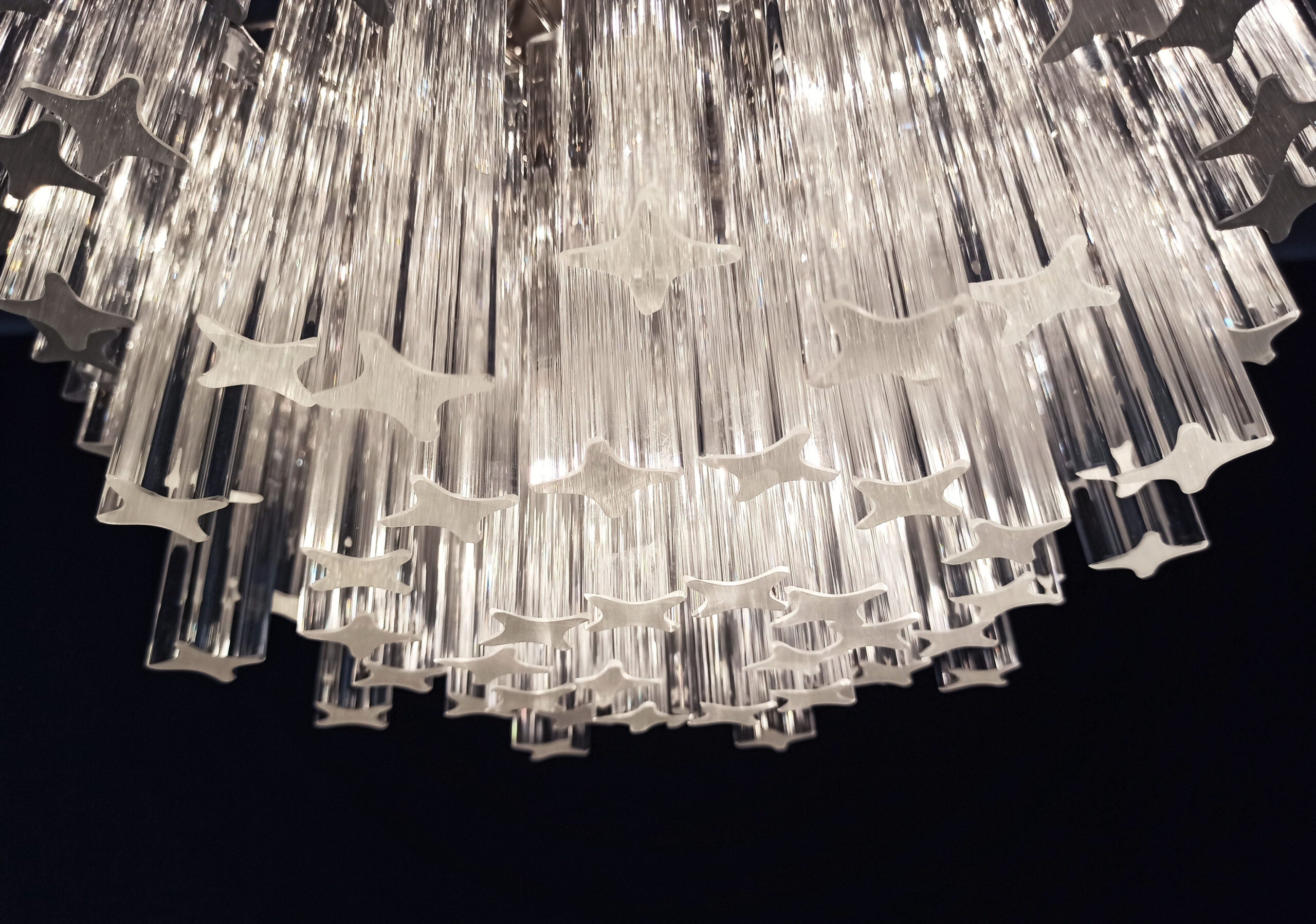Murano Chandelier 107 Clear Prism Glasses