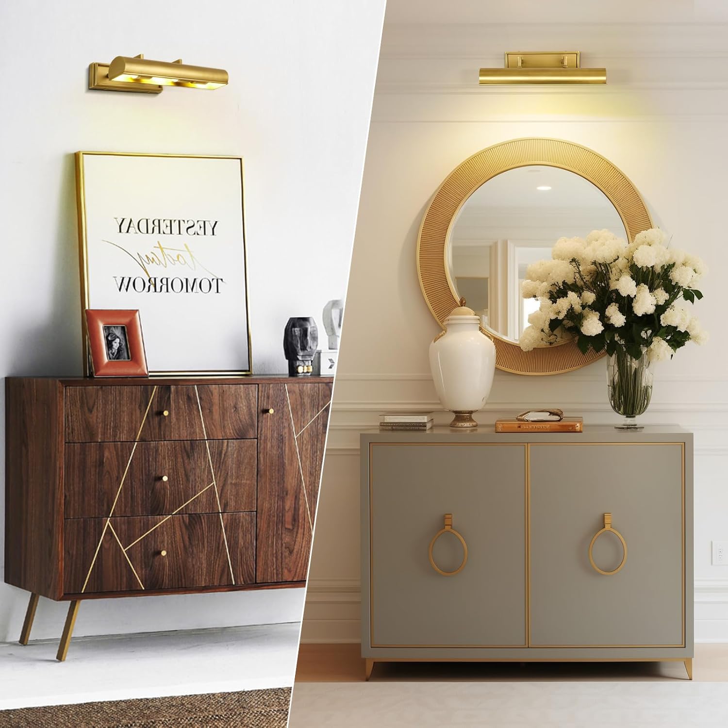 Modern 12in Picture Lights for Wall Hardwired