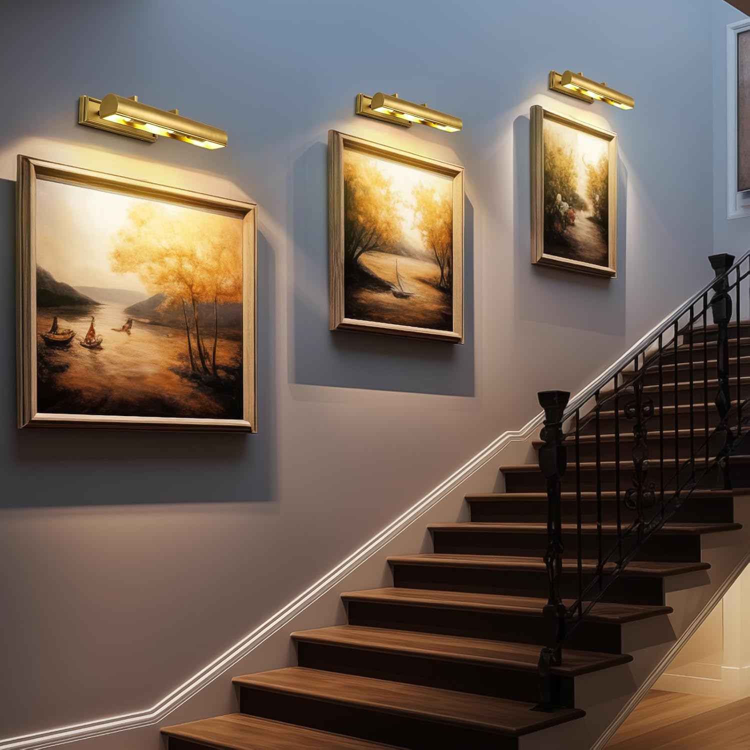 Modern 12in Picture Lights for Wall Hardwired