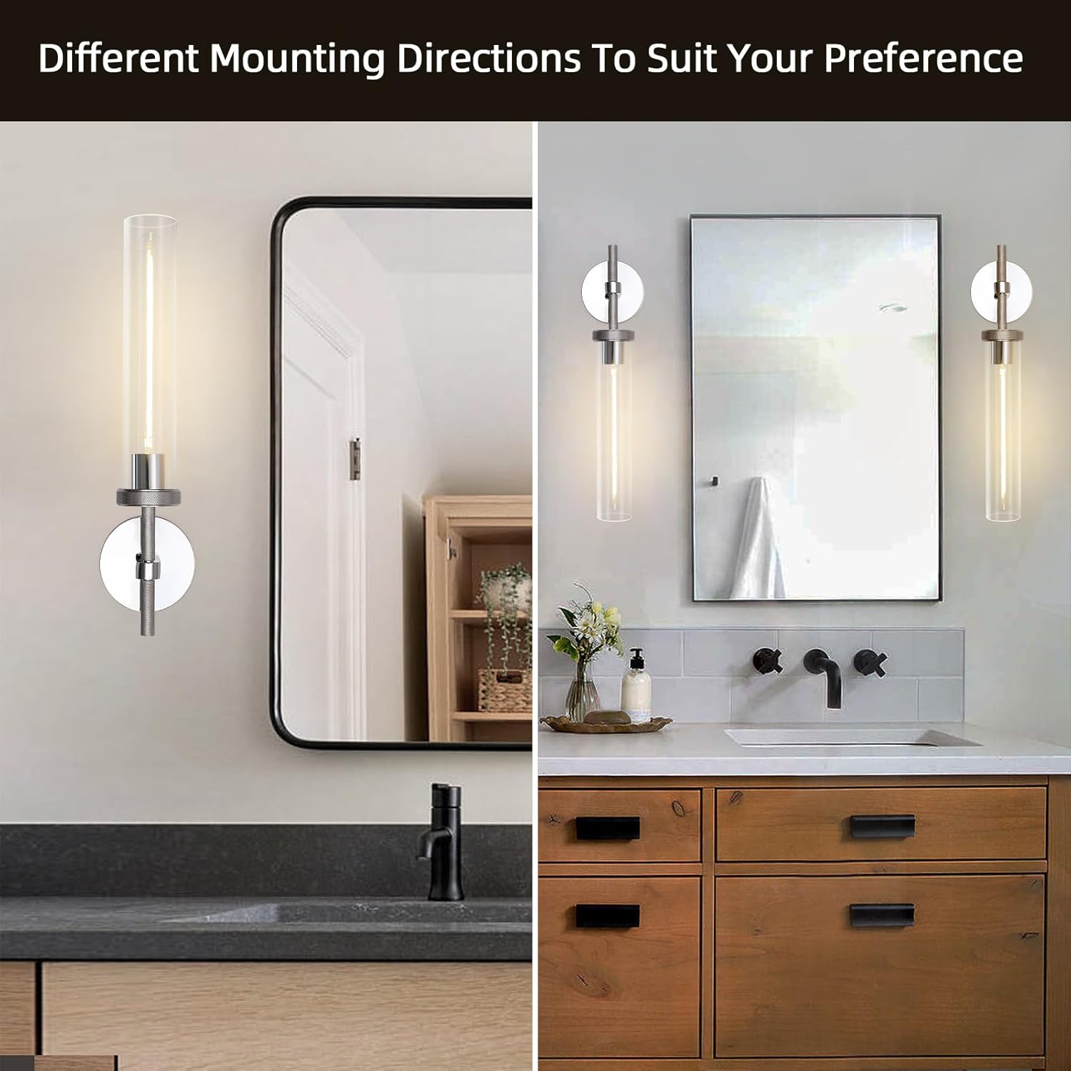 Knurled Glass Wall Sconces 1 Light