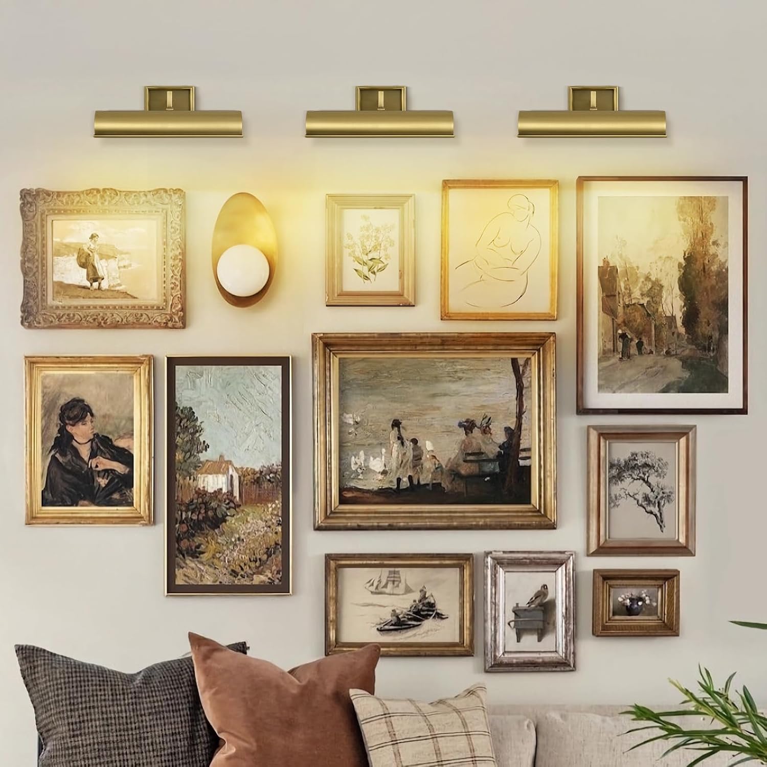 Modern 12in Picture Lights for Wall Hardwired