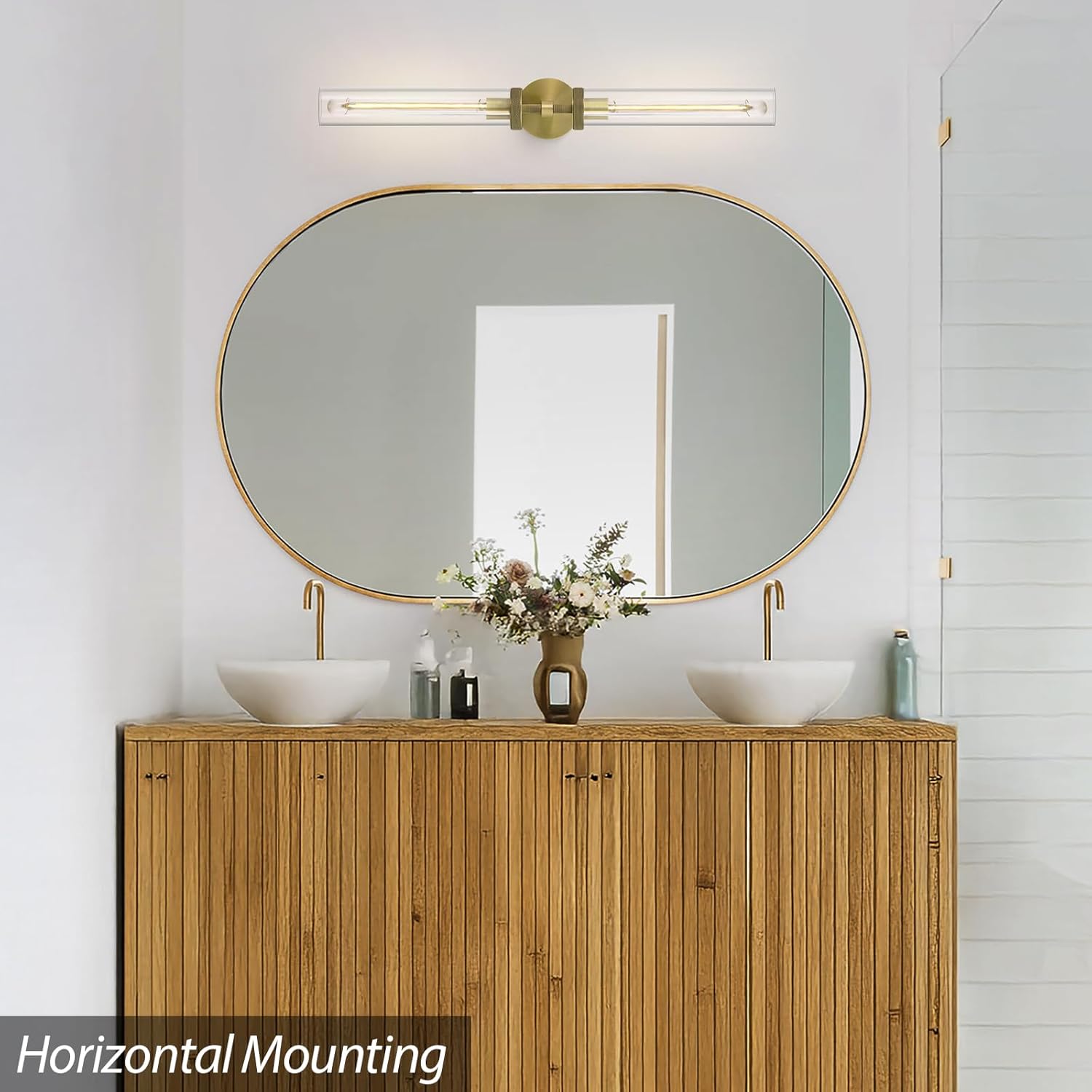 Knurled Glass Wall Sconces 2Light