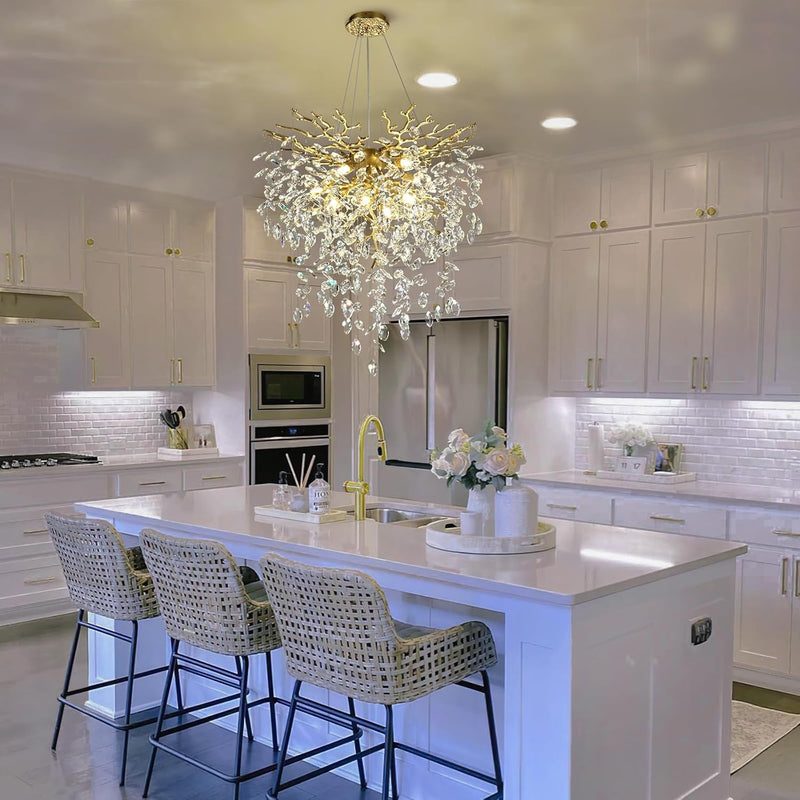 Solara Round Tree Branch Chandelier 24" 32" 40" Tree Branch