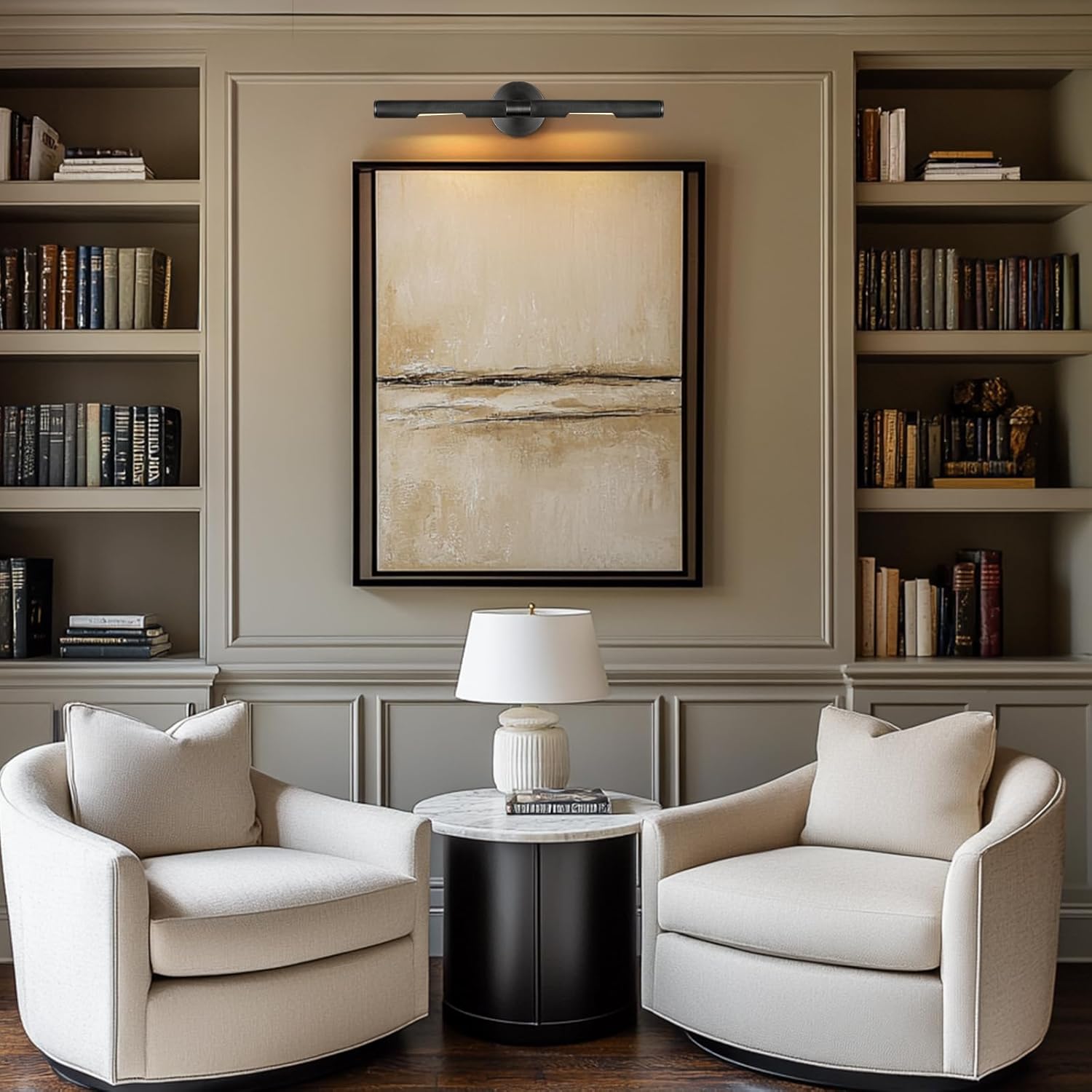 Hard-wired Knurled Picture Light