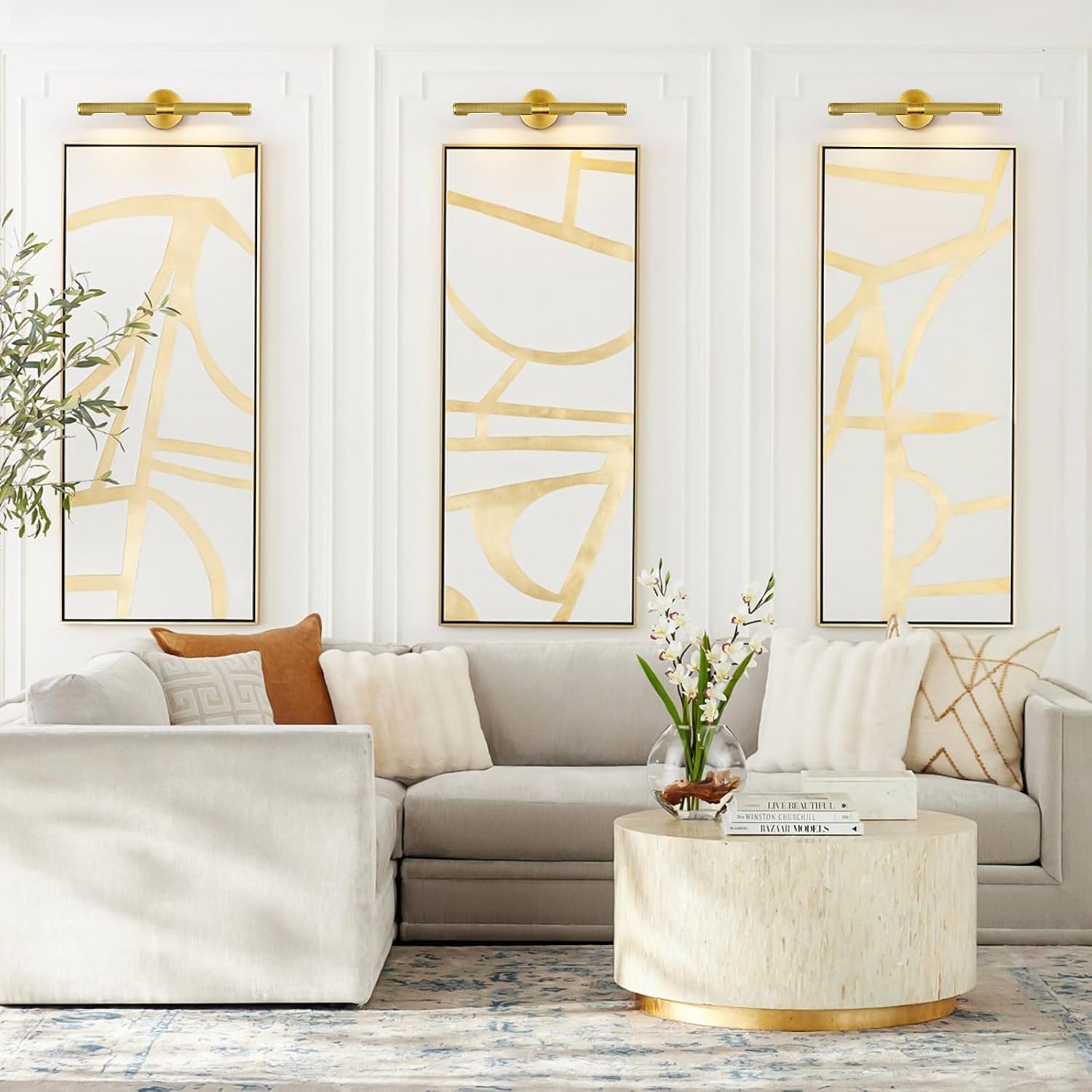 Hard-wired Knurled Picture Light