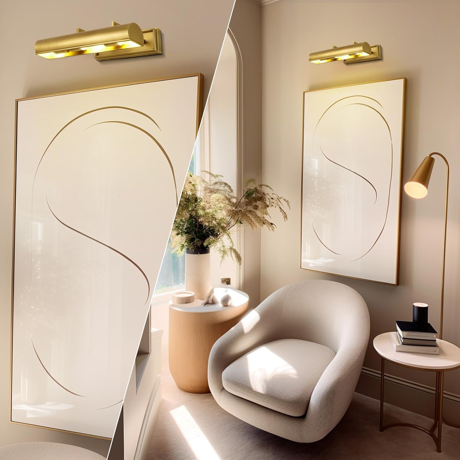 Modern 12in Picture Lights for Wall Hardwired