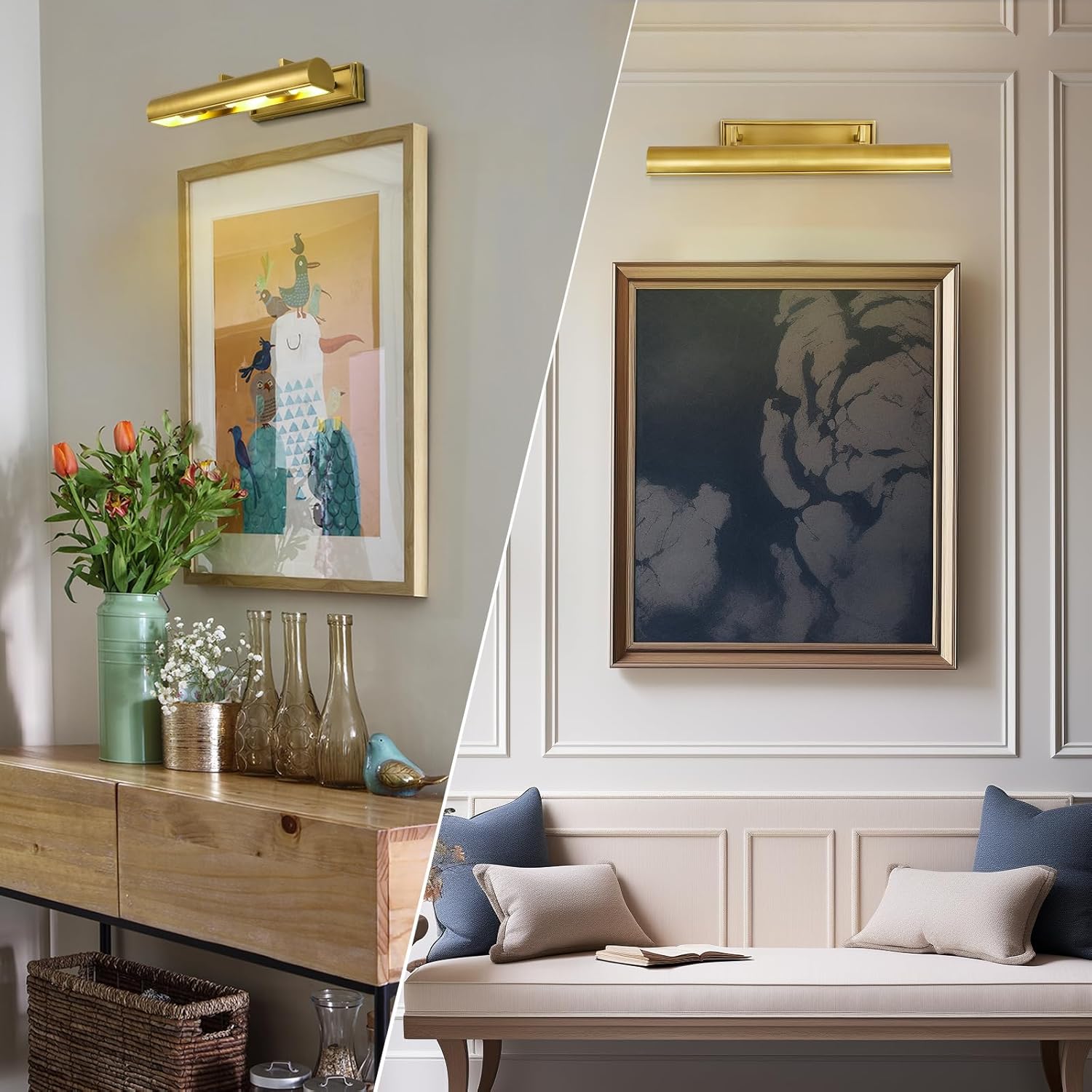 Modern 12in Picture Lights for Wall Hardwired