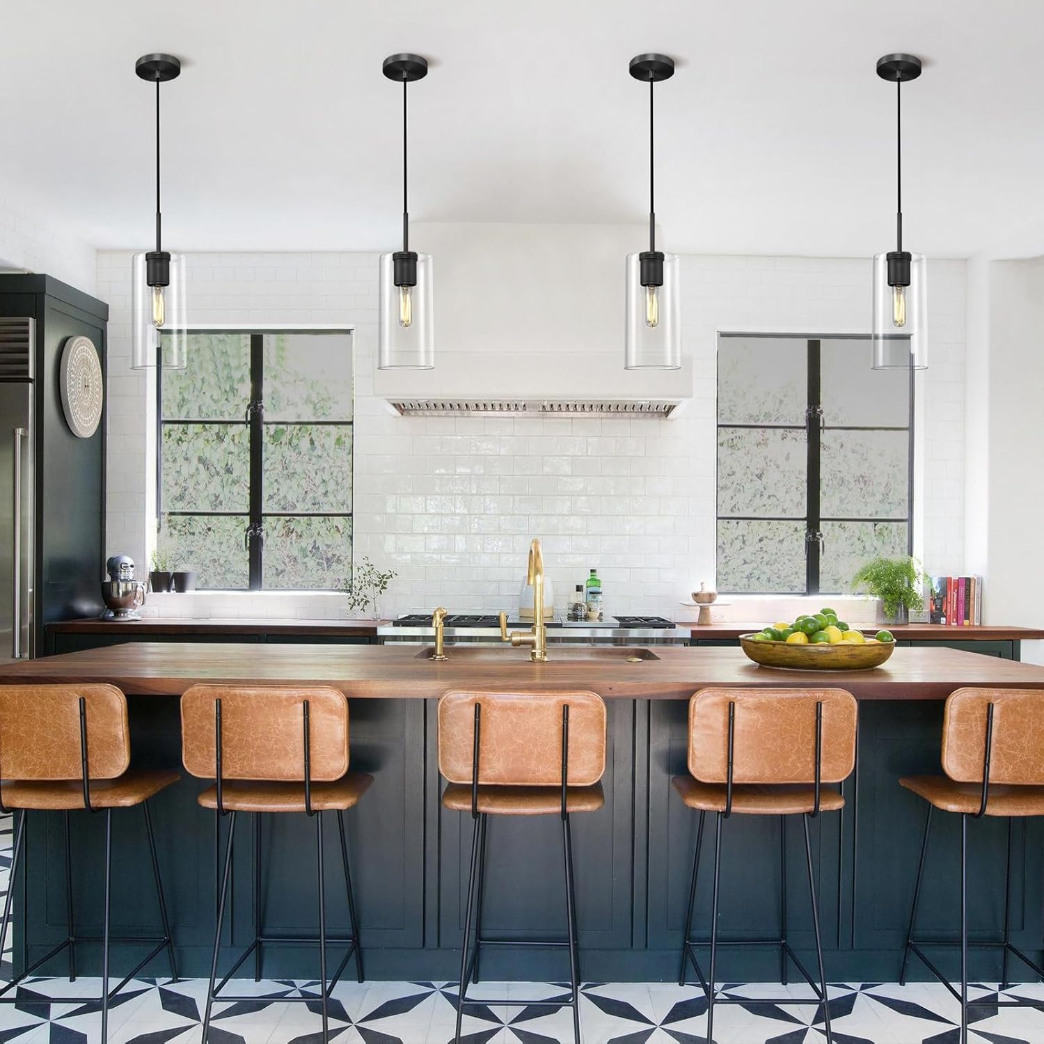 Modern Glass Pendant Lights Kitchen Island Pendant Lights