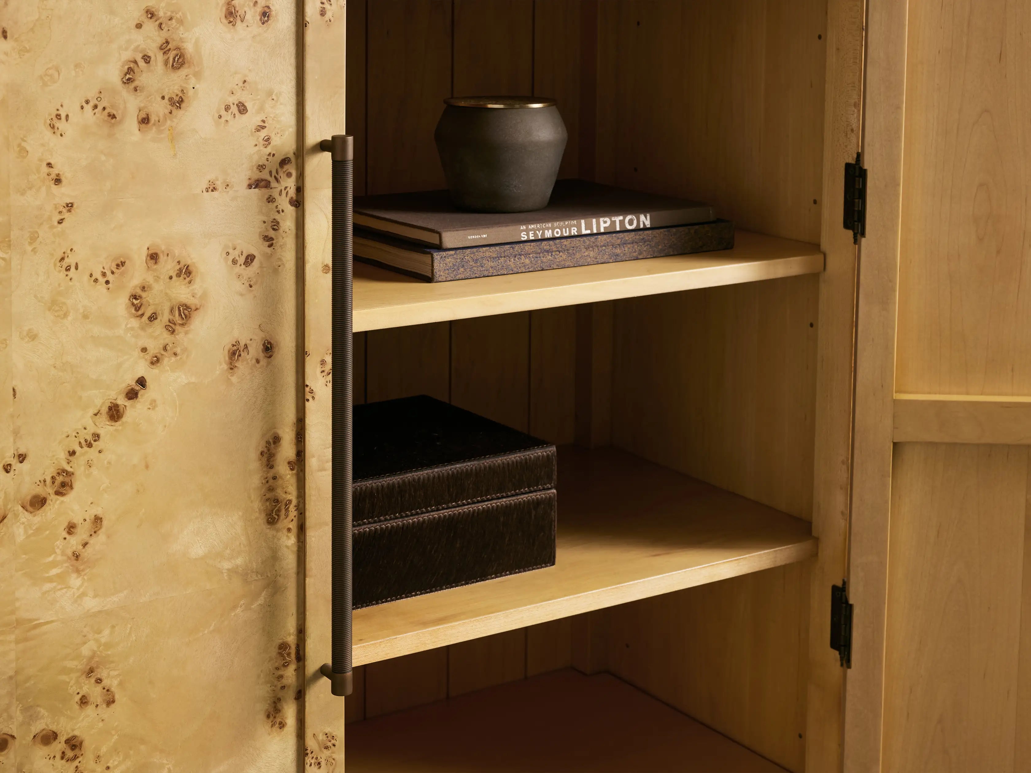 Hattiea Burl Cabinet