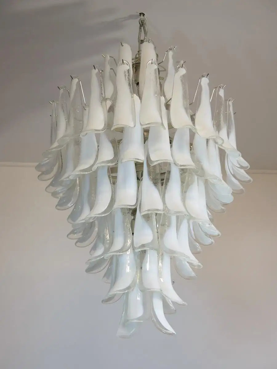 Chandelier Mazzega Murano, Italy - 85 glass petals