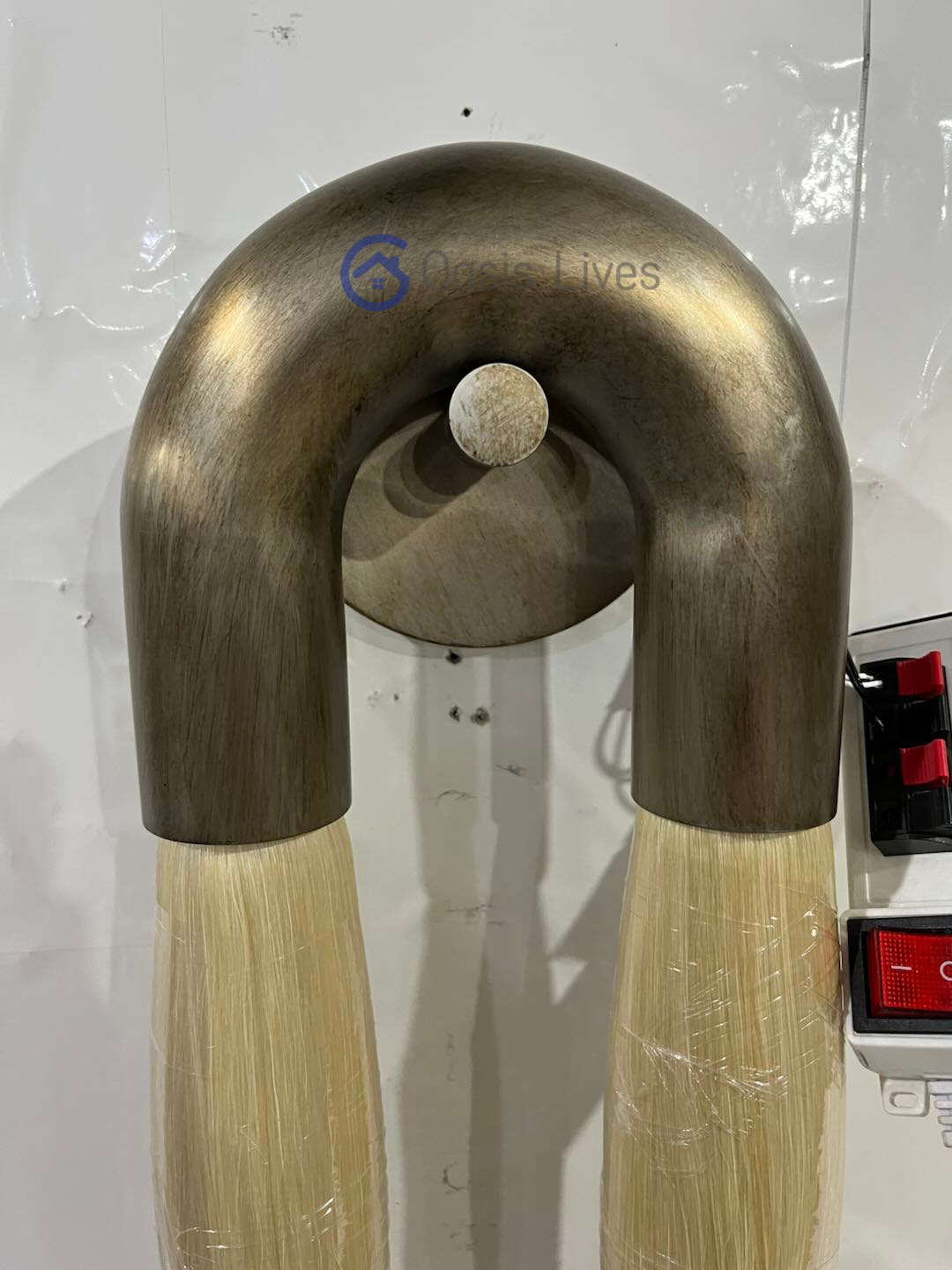 Double Head Antonia Horsehair Sconce