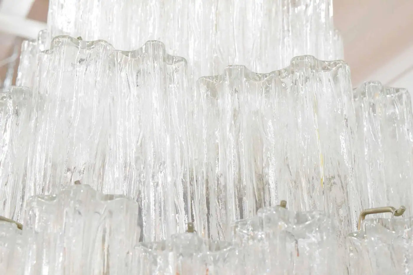 Very Large Venini Style Tronchi Chandelier