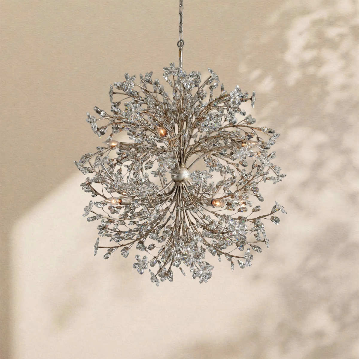Fiore 8-Light Round Chandelier 35"
