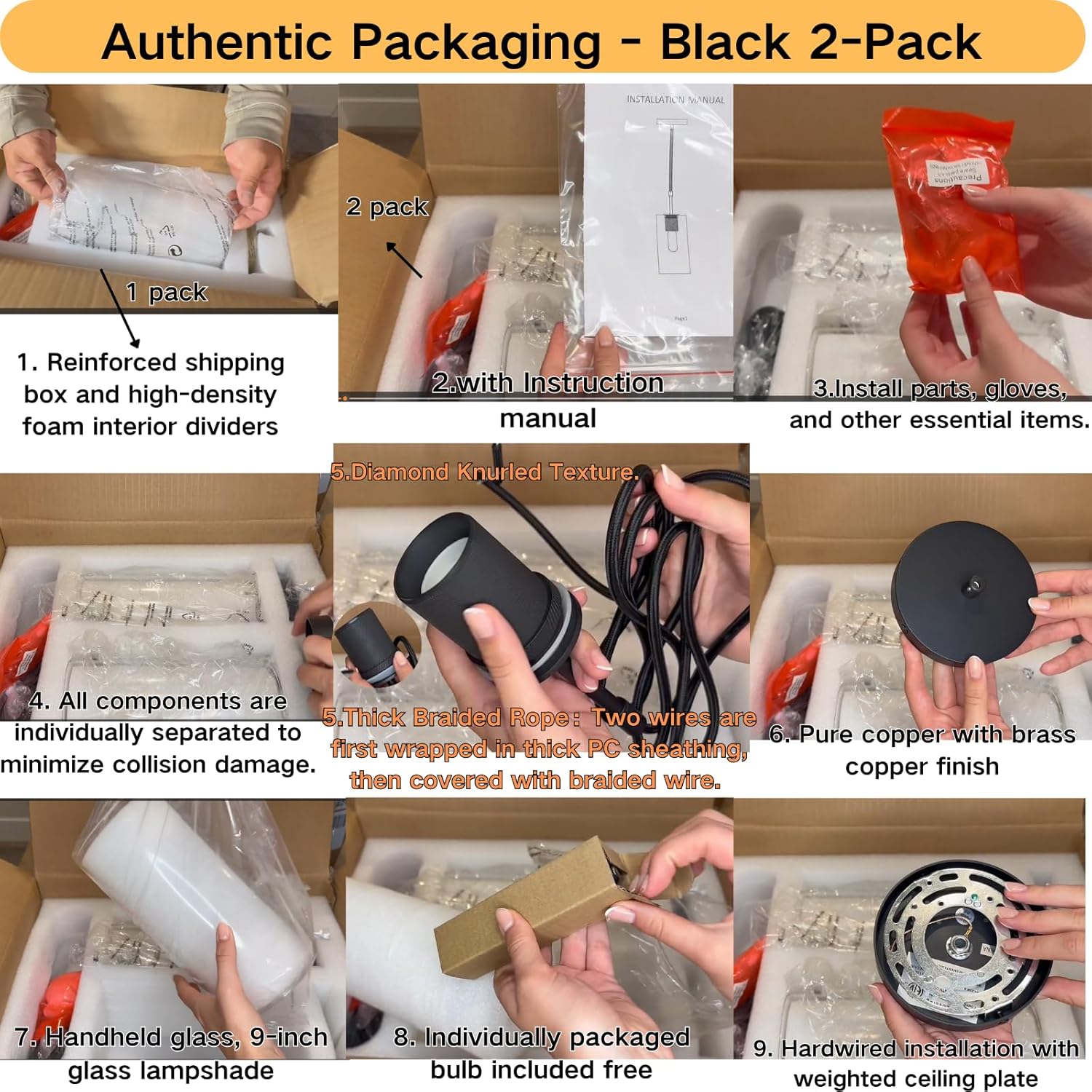 Modern Glass Pendant Lights Kitchen Island Pendant Lights