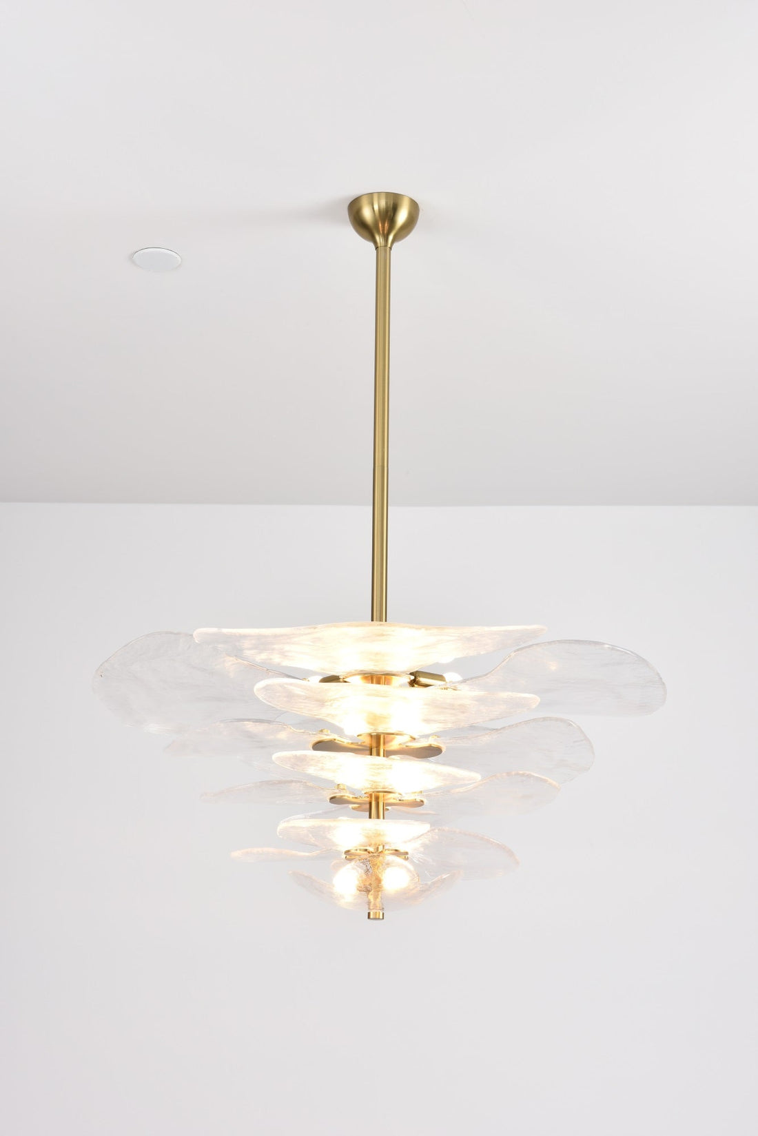 Petals Gold Murano Chandelier