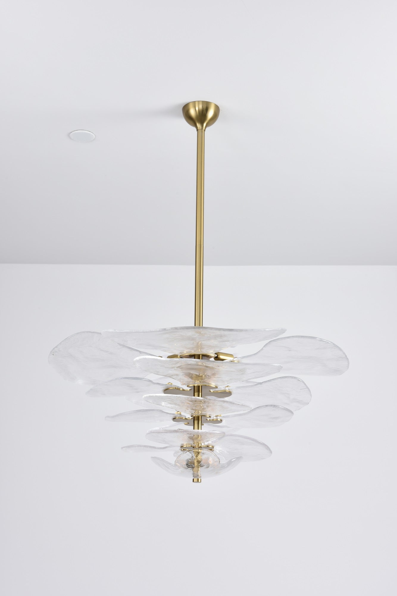 Petals Gold Murano Chandelier