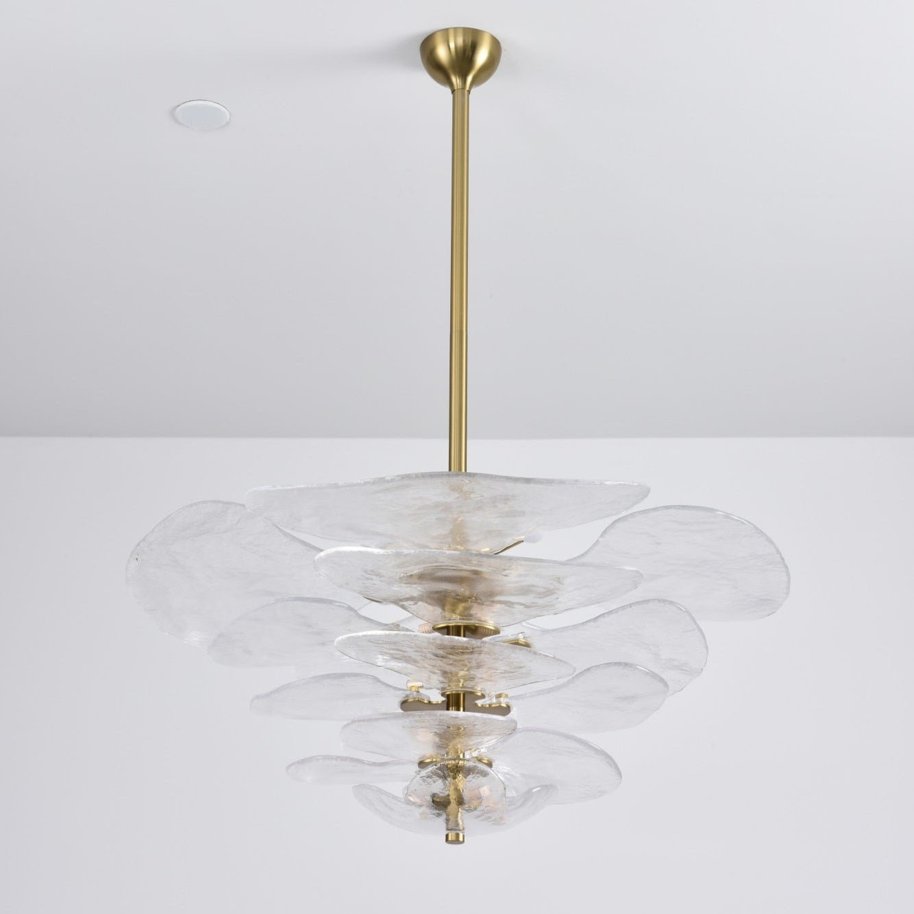 Petals Gold Murano Chandelier